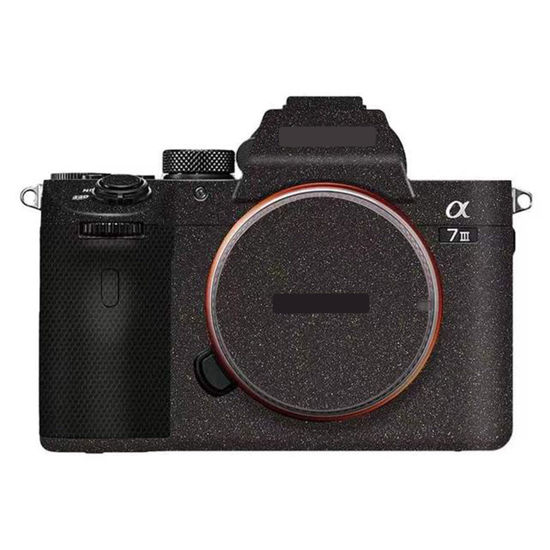 Picture of Camera Cover Skin Sticker for Sony A7III A7M3 A7R III Camera Protector Film Skin Anti-Scratch Protective Decoration A7 III A7R3(Starry Black)