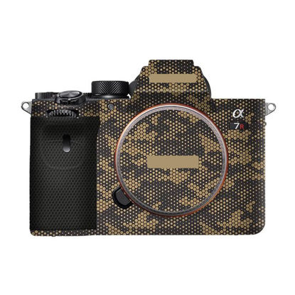Picture of Camera Skin for Sony A7RIV A7R IV Anti-Scratch Vinyl Wrap Cartoon Film Body Protector Coat Photography Accessories Sticker(Mamba Gold)