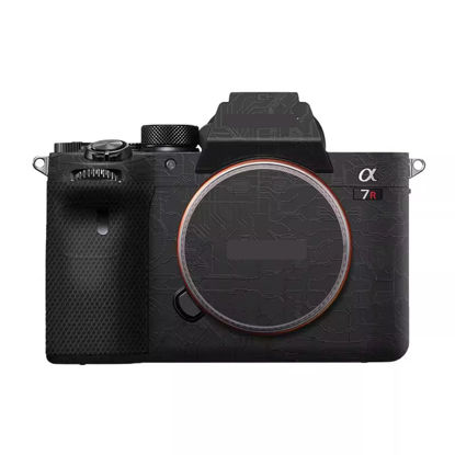 Picture of Camera Skin for Sony A7RIV A7R IV Anti-Scratch Vinyl Wrap Cartoon Film Body Protector Coat Photography Accessories Sticker(Circuit Black)