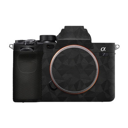 Picture of Anti-Scratch Camera Cover Skin Sticker for Sony Alpha 7 IV/A7M4/A7IV Camera Protector Film Skin (Triangle Black)