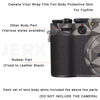 Picture of Camera Skin Wrap Anti-Scratch Sticker Coat Vinly Protective Film Body Protector Decals Cover for Fujifilm X100VI X100 VI(Matte Black)