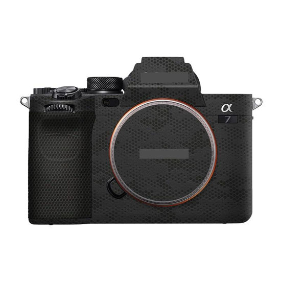Picture of Anti-Scratch Camera Cover Skin Sticker for Sony Alpha 7 IV/A7M4/A7IV Camera Protector Film Skin (Mamba Black)