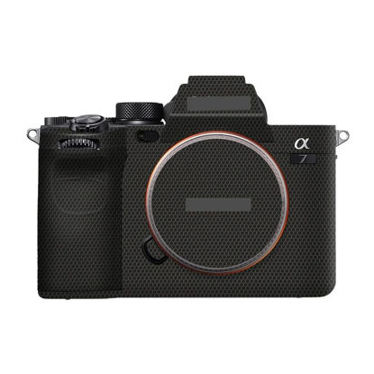 Picture of Anti-Scratch Camera Cover Skin Sticker for Sony Alpha 7 IV/A7M4/A7IV Camera Protector Film Skin (Matrix Black)
