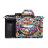 Picture of Camera Skin for Sony A7RIV A7R IV Anti-Scratch Vinyl Wrap Cartoon Film Body Protector Coat Photography Accessories Sticker(Graffiti White)