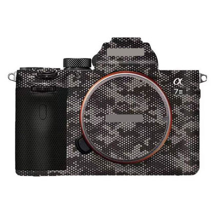 Picture of Camera Cover Skin Sticker for Sony A7III A7M3 A7R III Camera Protector Film Skin Anti-Scratch Protective Decoration A7 III A7R3(Mamba Titanium)