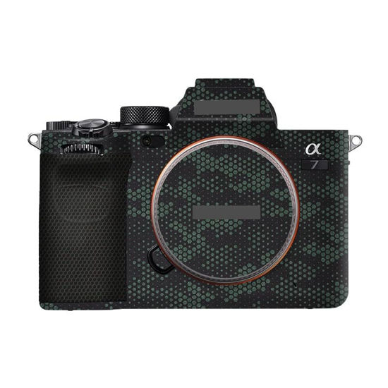 Picture of Anti-Scratch Camera Cover Skin Sticker for Sony Alpha 7 IV/A7M4/A7IV Camera Protector Film Skin (Mamba Green)