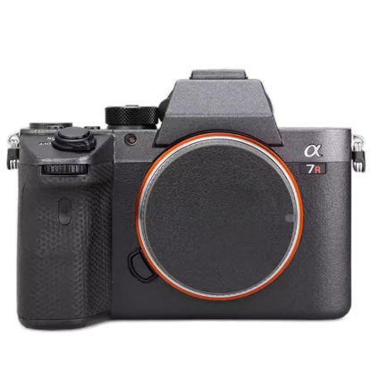Picture of Anti-Scratch Camera Cover Skin Sticker for Sony Alpha 7 IV/A7M4/A7IV Camera Protector Film Skin (Deep Grey+Frosted Black)