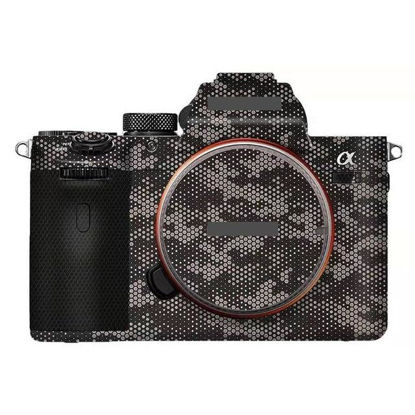 Picture of Anti-Scratch Camera Cover Skin Sticker for Sony Alpha 7 IV/A7M4/A7IV Camera Protector Film Skin (Mamba Titanium)