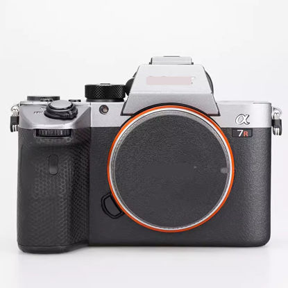 Picture of Camera Skin for Sony A7RIV A7R IV Anti-Scratch Vinyl Wrap Cartoon Film Body Protector Coat Photography Accessories Sticker(Silver+Frosted Black)