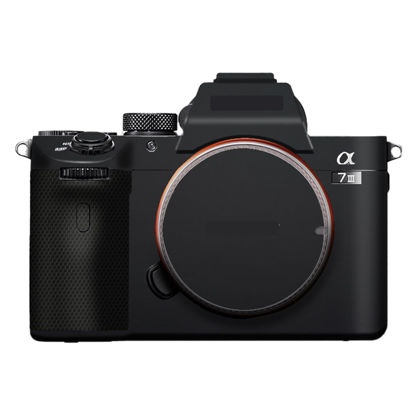 Picture of Camera Cover Skin Sticker for Sony A7III A7M3 A7R III Camera Protector Film Skin Anti-Scratch Protective Decoration A7 III A7R3(Matte Black)