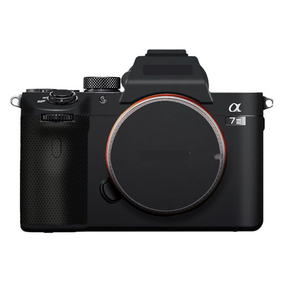 Picture of Camera Cover Skin Sticker for Sony A7III A7M3 A7R III Camera Protector Film Skin Anti-Scratch Protective Decoration A7 III A7R3(Matte Black)
