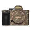 Picture of Camera Cover Skin Sticker for Sony A7III A7M3 A7R III Camera Protector Film Skin Anti-Scratch Protective Decoration A7 III A7R3(Wave Gold)