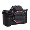 Picture of Camera Cover Skin Sticker for Sony A7III A7M3 A7R III Camera Protector Film Skin Anti-Scratch Protective Decoration A7 III A7R3(Carbon Fiber Black)