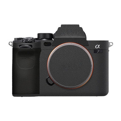 Picture of Anti-Scratch Camera Cover Skin Sticker for Sony Alpha 7 IV/A7M4/A7IV Camera Protector Film Skin (Leather Black)