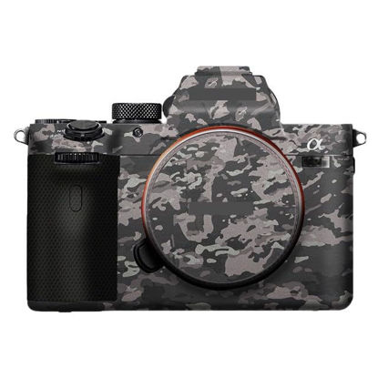 Picture of Anti-Scratch Camera Cover Skin Sticker for Sony Alpha 7 IV/A7M4/A7IV Camera Protector Film Skin (Field Camouflage)