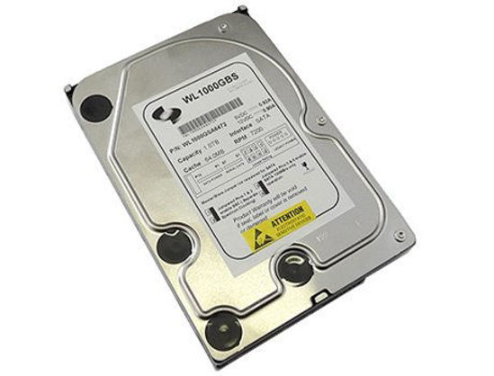 Picture of White Label 1TB 64MB Cache 7200RPM SATA2 (3.0Gb/s) 3.5" Desktop Hard Drive (For PC,Mac,CCTV DVR,Server,NAS)- w/ 1 Year Warranty