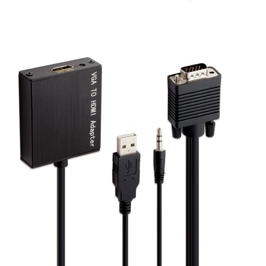 Picture of Connectland VGA to HDMI Converter with Audio Support (CL-ADA31042)