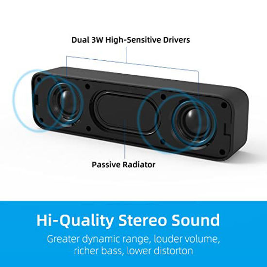 GetUSCart- USB Computer Speakers with Stereo Loud Sound & Enhanced Bass ...