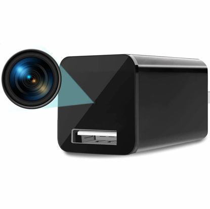 Picture of [2019 Upgrade] Spy Camera Wireless Hidden WiFi Camera with Remote View,Hidden Spy Camera 1080P HD Nanny Cam Spy Hidden Camera Charger Recorder Motion Activated,Wireless Spy Camera Support iOS/Android