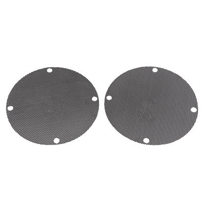 Picture of SHMTOOL Black Rear Mesh Speaker Grills for Harley Electra Glide Street Glide FLHT FLHX 1996-2013, 1 Pair