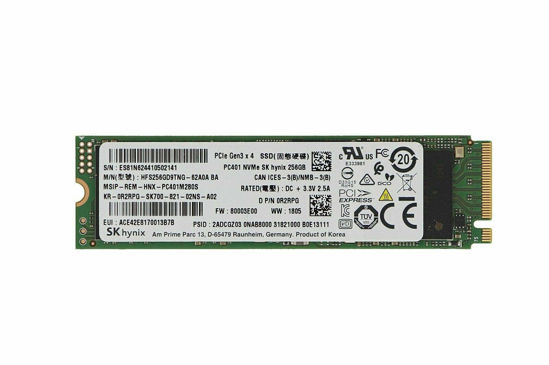 Picture of SK Hynix 256GB M.2 SSD (Solid State Drive) NVMe PCIe Model: HFS256GD9MND-5510A BA - OEM