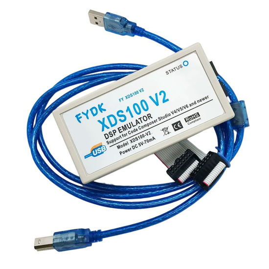 Picture of MARALANG Emulator Programmer XDS100 XDS100V2 JTAG Debugger Suitable for TI ARM9 A8 TMS320 TI CCS5-CCS10
