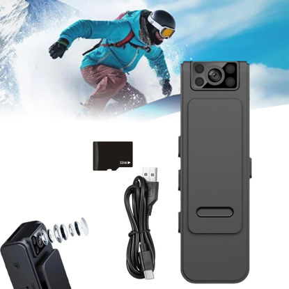 Picture of UFUNAY Suntrendz Camera, 2024 New HD 1080P Noise Reduction Camera, Portable Video Recorder, 1080p Mini Wireless WiFi Camera, 180° Rotatable Len (Color : WiFi Version, Size : with 32G TFcard)