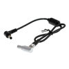 Picture of HangTon Right Angle DC Plug 5.5x2.5mm to 2 Pin Power Cable for Monitor Transmitter Receiver Teradek Bond Bolt 18inch
