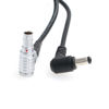 Picture of HangTon Right Angle DC Plug 5.5x2.5mm to 2 Pin Power Cable for Monitor Transmitter Receiver Teradek Bond Bolt 18inch