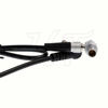 Picture of HangTon Right Angle DC Plug 5.5x2.5mm to 2 Pin Power Cable for Monitor Transmitter Receiver Teradek Bond Bolt 18inch