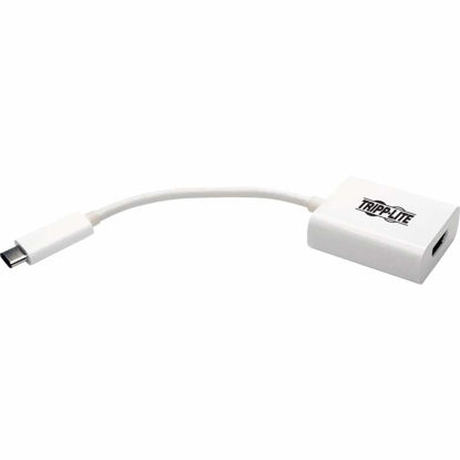 Picture of Tripp Lite USB C to HDMI Video Adapter Converter 4Kx2K M/F, Thunderbolt 3 Compatible, USB-C, USB Type-C, USB Type C, 6in (U444-06N-HD-AM)