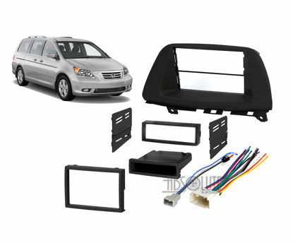 Picture of Absolute USA ABS99-7869 Fits Honda Odyssey 2005-2010 Multi DIN Stereo Harness Radio Install Dash Kit Package