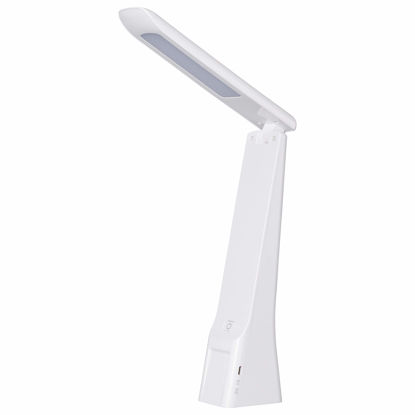 Picture of Ohm Electric DS-LS16USB-W 06-3721 OHM LED Desk Lamp, USB Power Supply