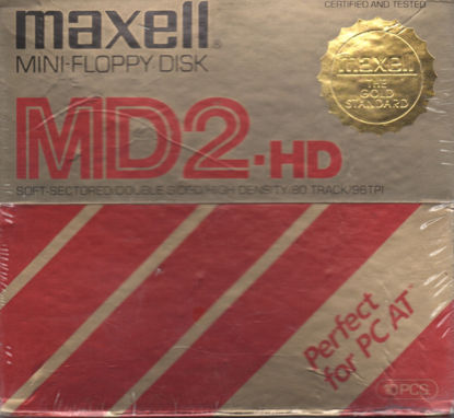 Picture of Maxell MD2-D 5-1/4 Mini Floppy Disk