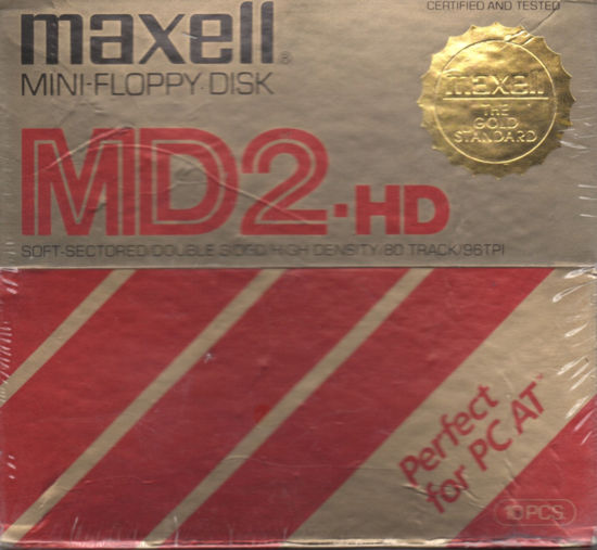 Picture of Maxell MD2-D 5-1/4 Mini Floppy Disk