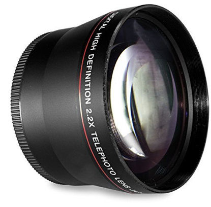 Picture of BlueTech 2.5x Telephoto + 0.43x Wide Angle w/ Macro Close-Up Attachment Conversion Lenses For SONY (49MM Thread) 55-210mm F4.5-6.3, SEL1855 18-55mm F3.5-5.6, 50mm f/1.8, SEL16F28 16mm f/2.8, SEL30M35 30mm f/3.5, E-Mount Lens