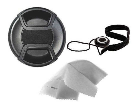 Picture of Lens Cap Center Pinch (55mm) + Lens Cap Holder Compatible with Sony SAL-1855 18-55mm f/3.5-5.6 DT AF