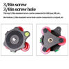 Picture of Tbest Other Equipment Accessories,LP‑64 Camera Tripod Ball Head Leveling Base Aluminum Triple Wheel Leveler Bubble Level
