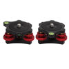 Picture of Tbest Other Equipment Accessories,LP‑64 Camera Tripod Ball Head Leveling Base Aluminum Triple Wheel Leveler Bubble Level