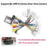 Picture of Saitedudu 16 pin Wiring Harness Power Cable with Canbus Compatible with Toy-OTA 8 Head Car Stereo Radio Power Harness Cable Android Navigation Power Cord Set