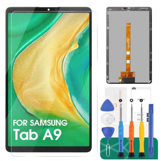 Picture of for Samsung Galaxy Tab A9 Screen Replacement for Samsung Tab A9 Wi-Fi LCD Display Digitizer for Samsung SM-X110 Touch Screen Assembly Repair Kits Black (Not for LTE SM-X115 Version)
