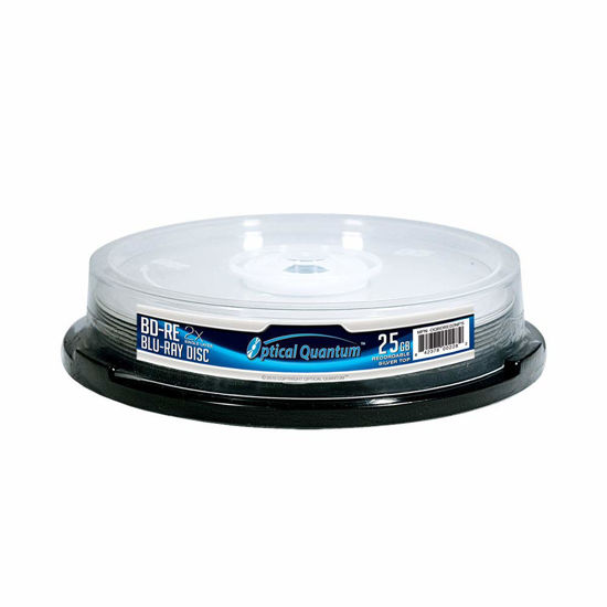 Picture of Optical Quantum 2X 25GB BD-RE Blu-ray Blank Disc, 10 Discs OQBDRE02NPS-10