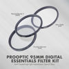 Picture of ProOptic 95mm Digital Essentials Filter Kit, with Ultra Violet (UV), Circular Polarizer and Neutral Density 2 (ND2) Filters, with Pouch