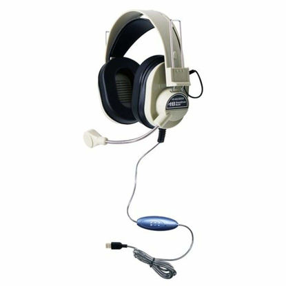 Picture of HMLHA66USBSM - Hamilton Buhl Deluxe USB Headset with Gooseneck Microphone