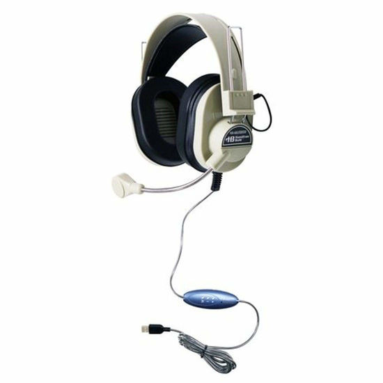 Picture of HMLHA66USBSM - Hamilton Buhl Deluxe USB Headset with Gooseneck Microphone