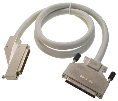 Picture of CablesOnline 3ft SCSI-3 (HPDB68) Right-Angle Male to SCSI-3 (HPDB68) 68-Pin Male SCSI- Cable, SC-3303R