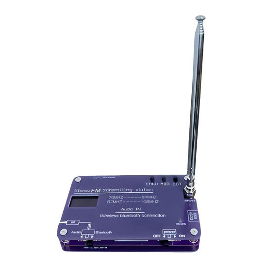 Picture of ZXHZAQ FM Transmitter 76MHz-108MHz Bluetooth FM Transmitter Radio with Battery for 100-Meter Transmission