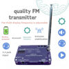 Picture of ZXHZAQ FM Transmitter 76MHz-108MHz Bluetooth FM Transmitter Radio with Battery for 100-Meter Transmission