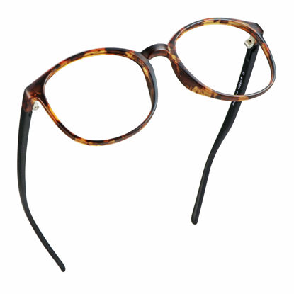 Picture of LifeArt Blue Light Blocking Glasses, Anti Eyestrain, Computer Reading Glasses, Gaming Glasses, TV Glasses for Women Men, Anti Glare (Tortoise, 4.75 Magnification)