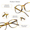 Picture of LifeArt Blue Light Blocking Glasses, Anti Eyestrain, Computer Reading Glasses, Gaming Glasses, TV Glasses for Women Men, Anti Glare (Brown Tortoise, 5.25 Magnification)
